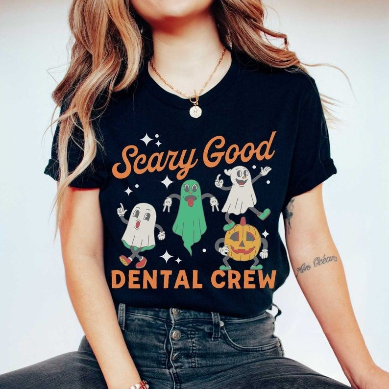 Retro Dental Halloween T-shirt