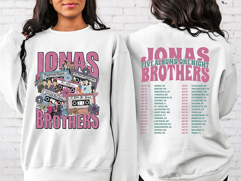 Jonas Concert Double Sided Print Sweatshirt