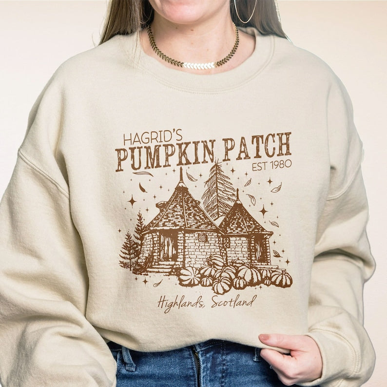 Hagrid's Pumpkin Patch Wizard Crewneck Sweatshirt