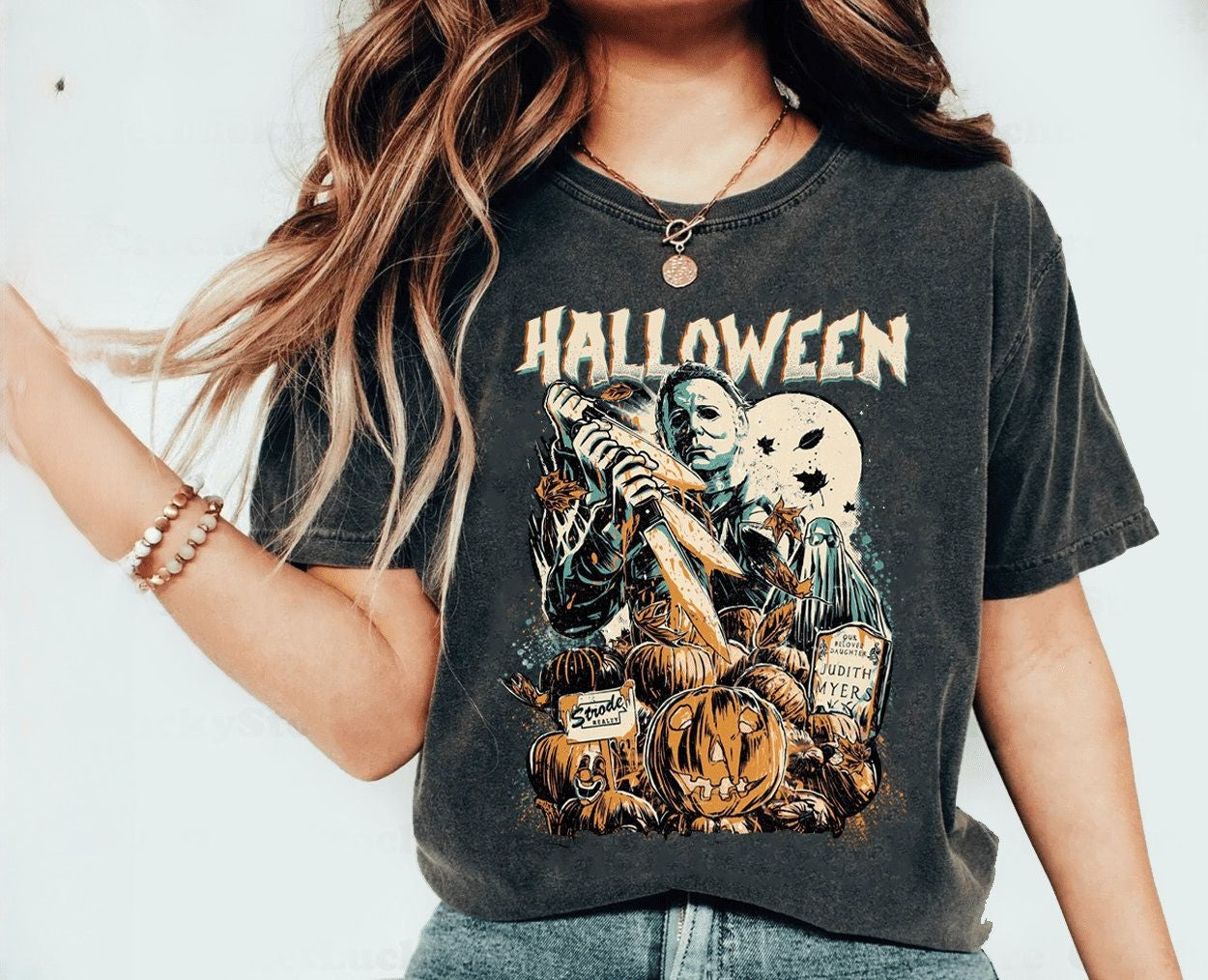 Vintage Halloween Scary T-Shirt