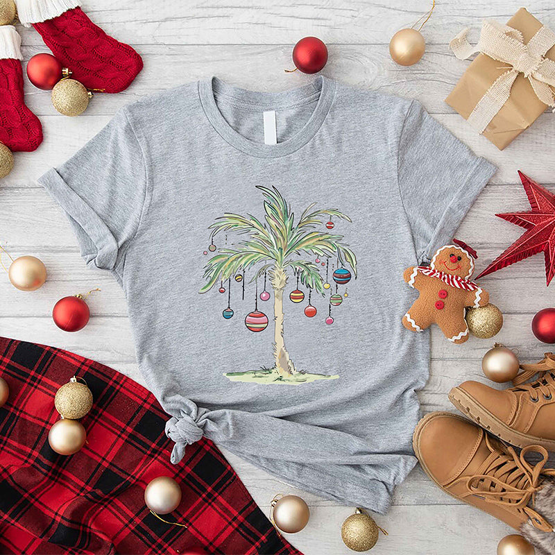Christmas Palm Tree T-shirt
