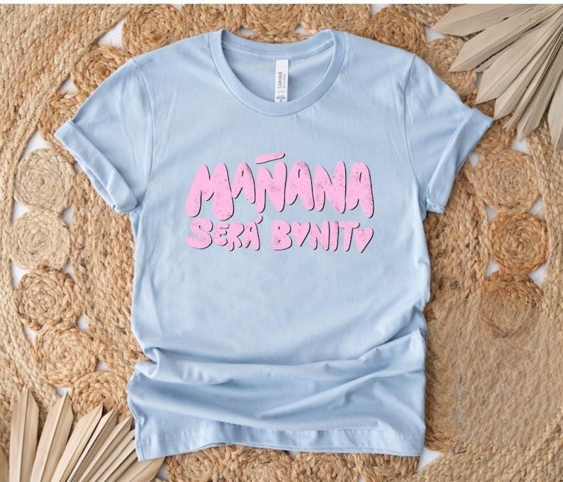 Bichota Season Pink Letter Print T-shirt