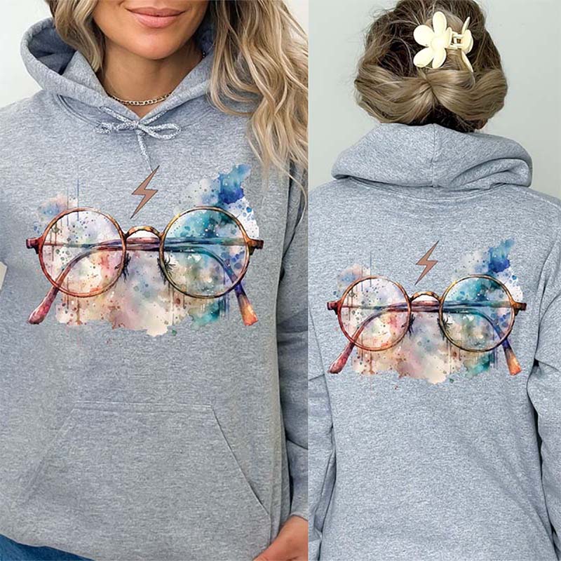 Double Side Wizard HP Glasses Magic Hoodie