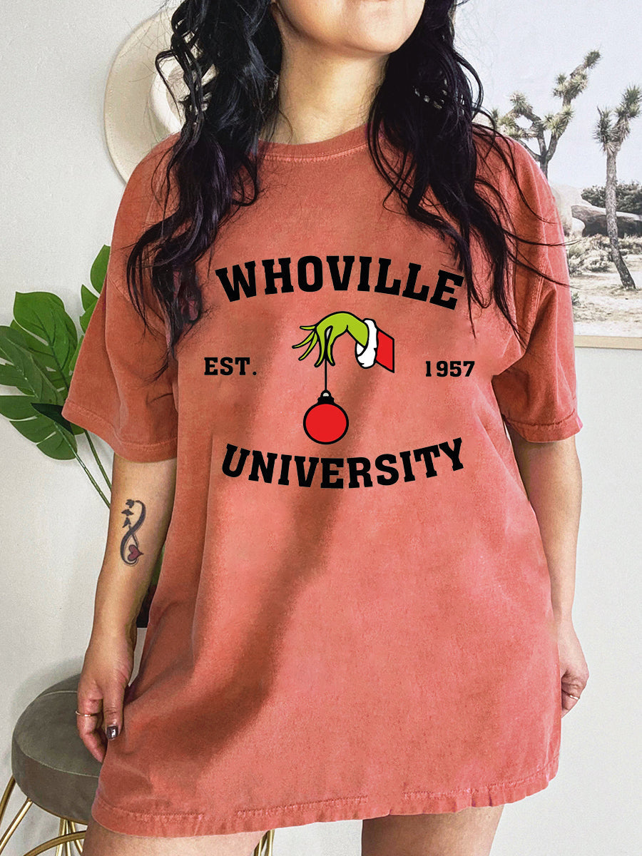 Christmas Whoville University Est 1957 T-shirt