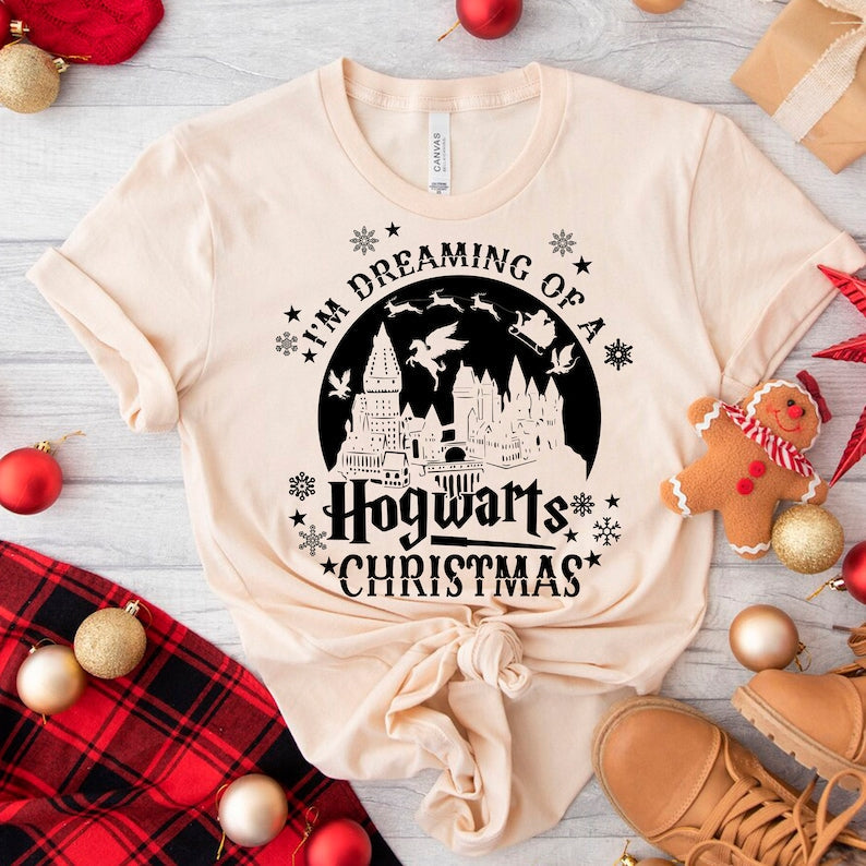I'm Dreaming Of A Hogwarts Christmas T-shirt
