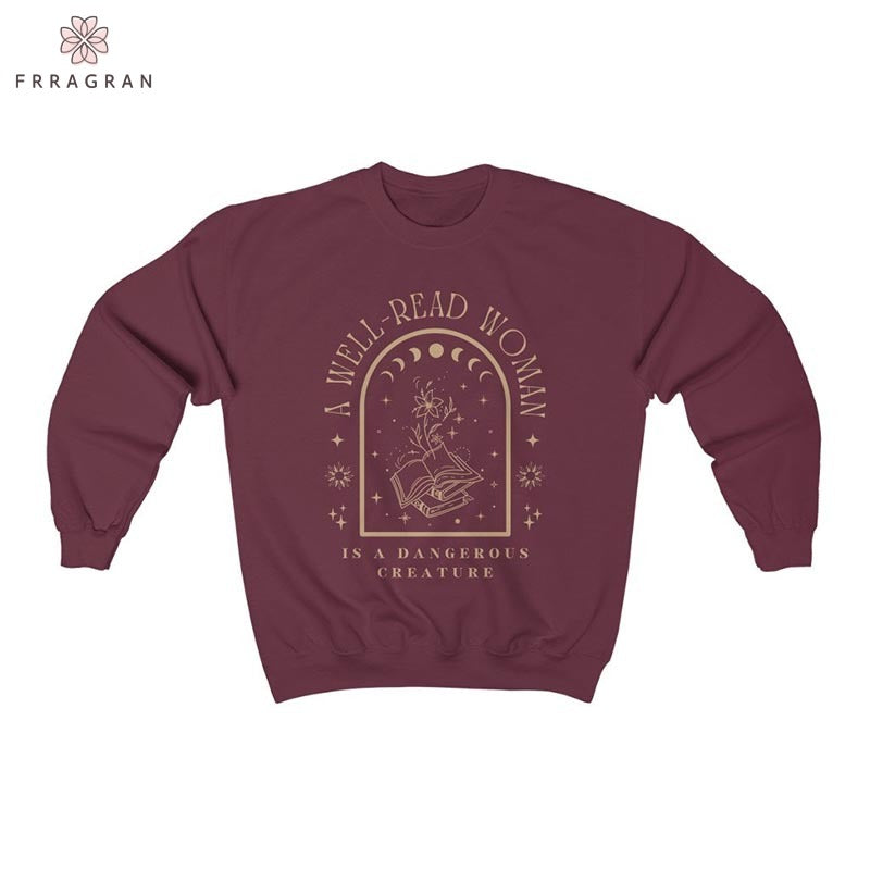 A Well Read Woman Bookish Sweatshirt