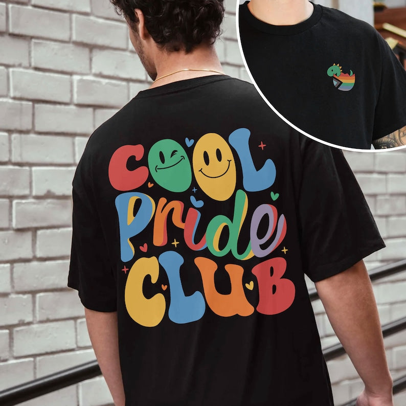 Cool Pride Club Print T-shirt