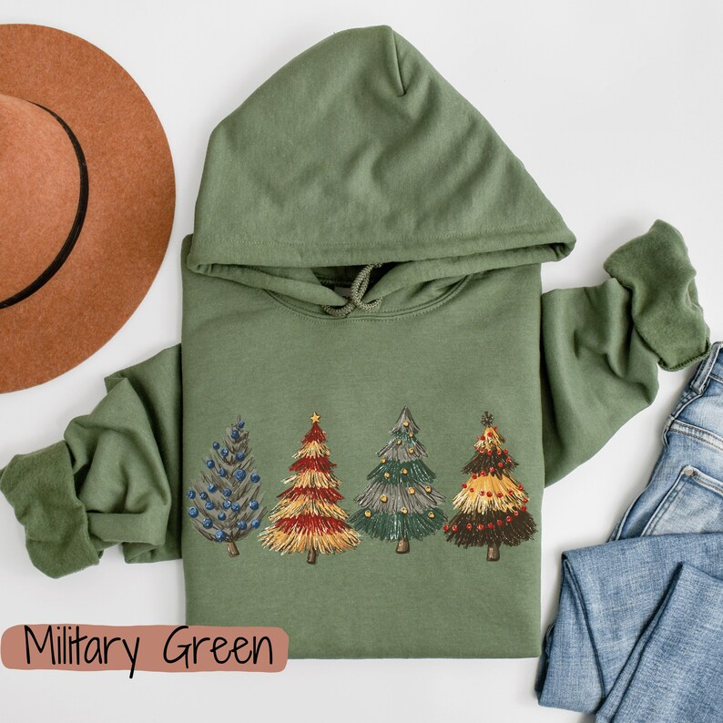 HP Wizard Houses Christmas Tree Hoodie