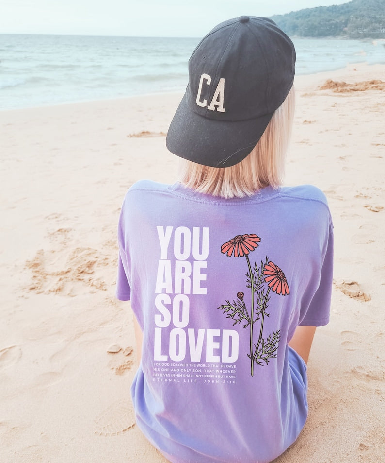 You Are So Loved Back Print T-shirt