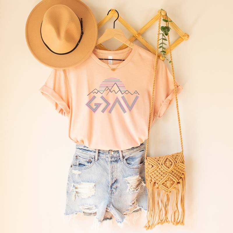 God is Greater than The Highs and Lows T-shirt