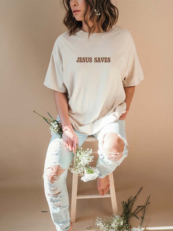 Aesthetic Faith Saves T-shirt