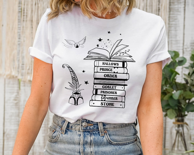 Wizarding Stories Book Lovers T-shirt