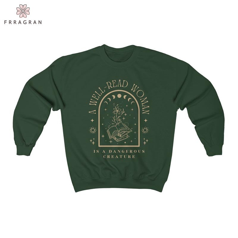 A Well Read Woman Bookish Sweatshirt